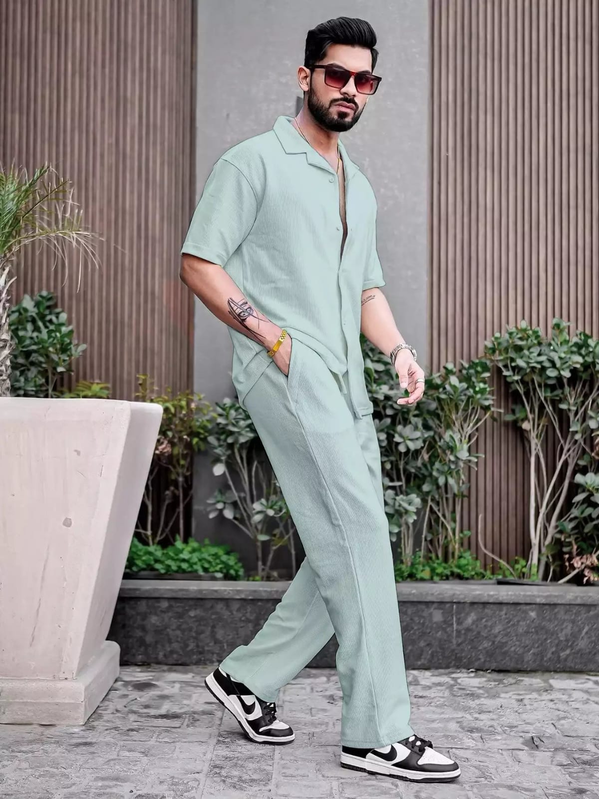 Corduroy Cord-set for Men Relaxed fit Trendy Fashion for Office and Casual Wear