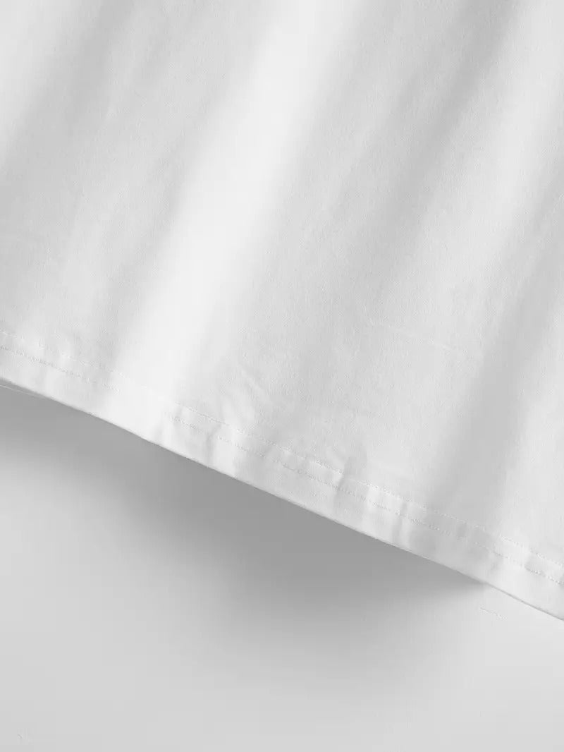 Enjoy the Holiday White Oversized Printed T-Shirt for Men & Unisex