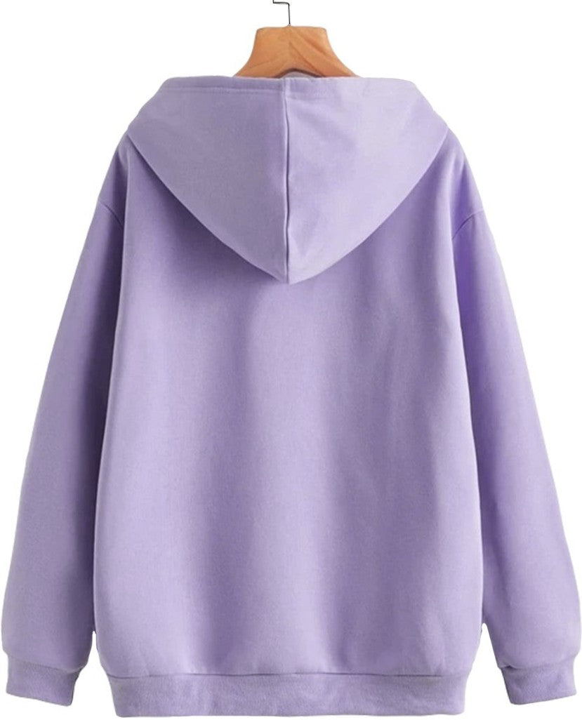 Plain Lavender Women's Sweatshirt Hoodie, Sweatshirt Hoodie for Men, Unisex Sweatshirt Hoodie