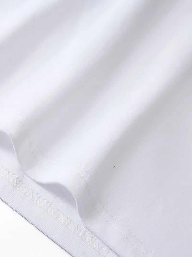 Vibes Graphic Oversized Printed Women's T-Shirt White Color, Unisex