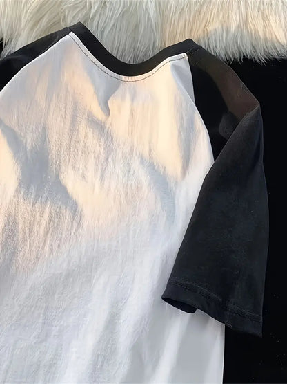 Beautiful Text Oversized Printed Women's T-Shirt Black Color, Raglan Sleeves