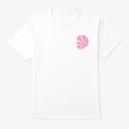 Slow Down And Soak It Up Printed White Cotton T-shirt