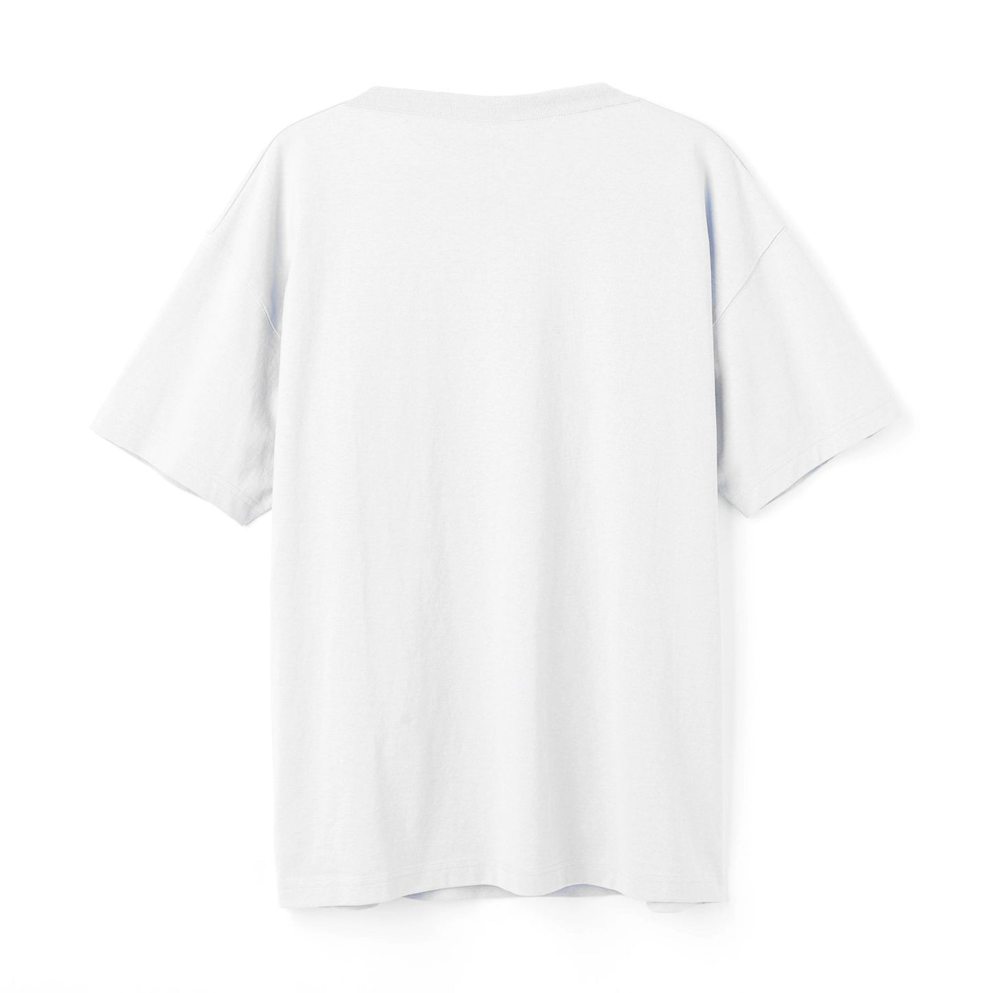 Veroconic Head Graphic Printed Oversized White Cotton T-shirt