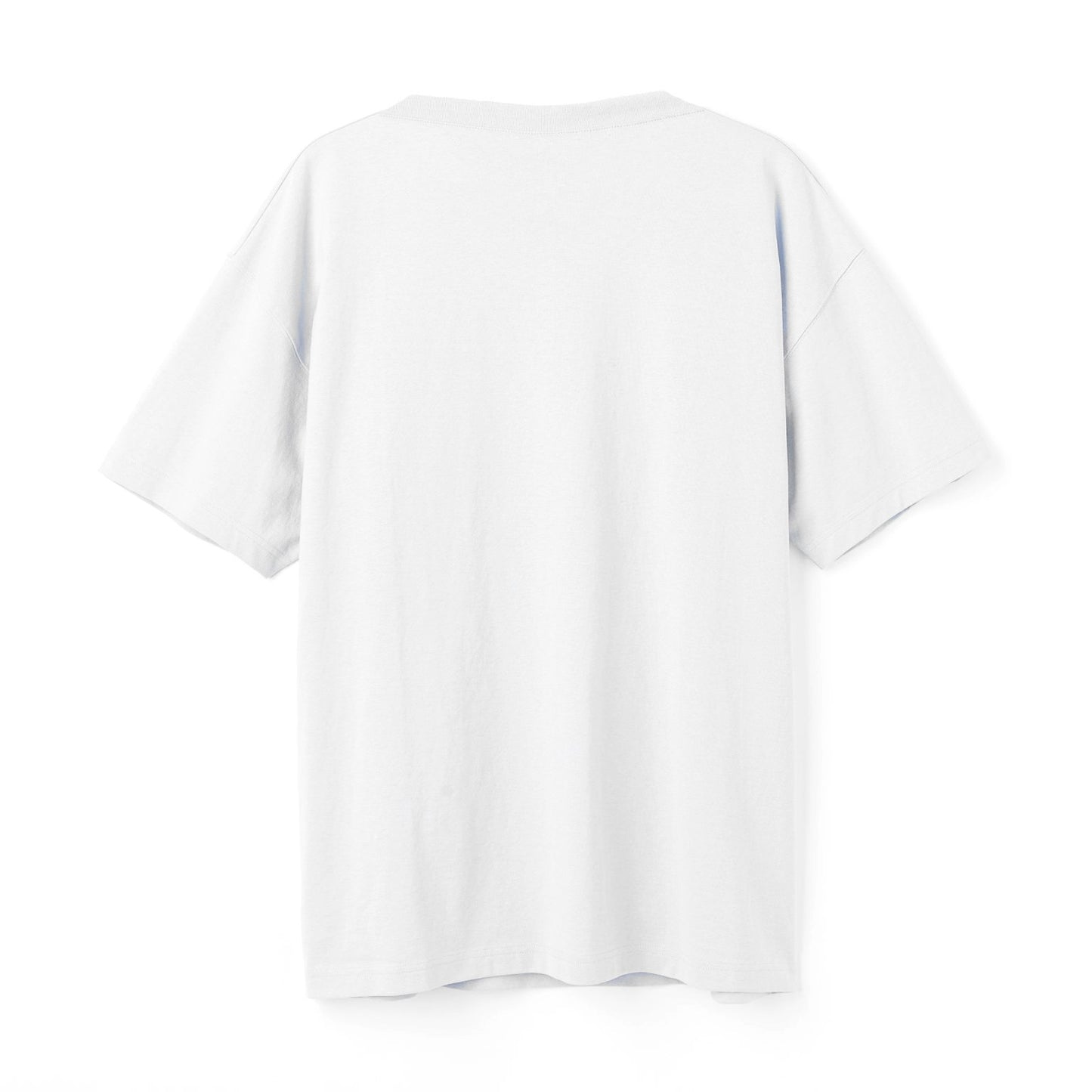 Power to The People Graphic Printed Oversized White Cotton T-shirt