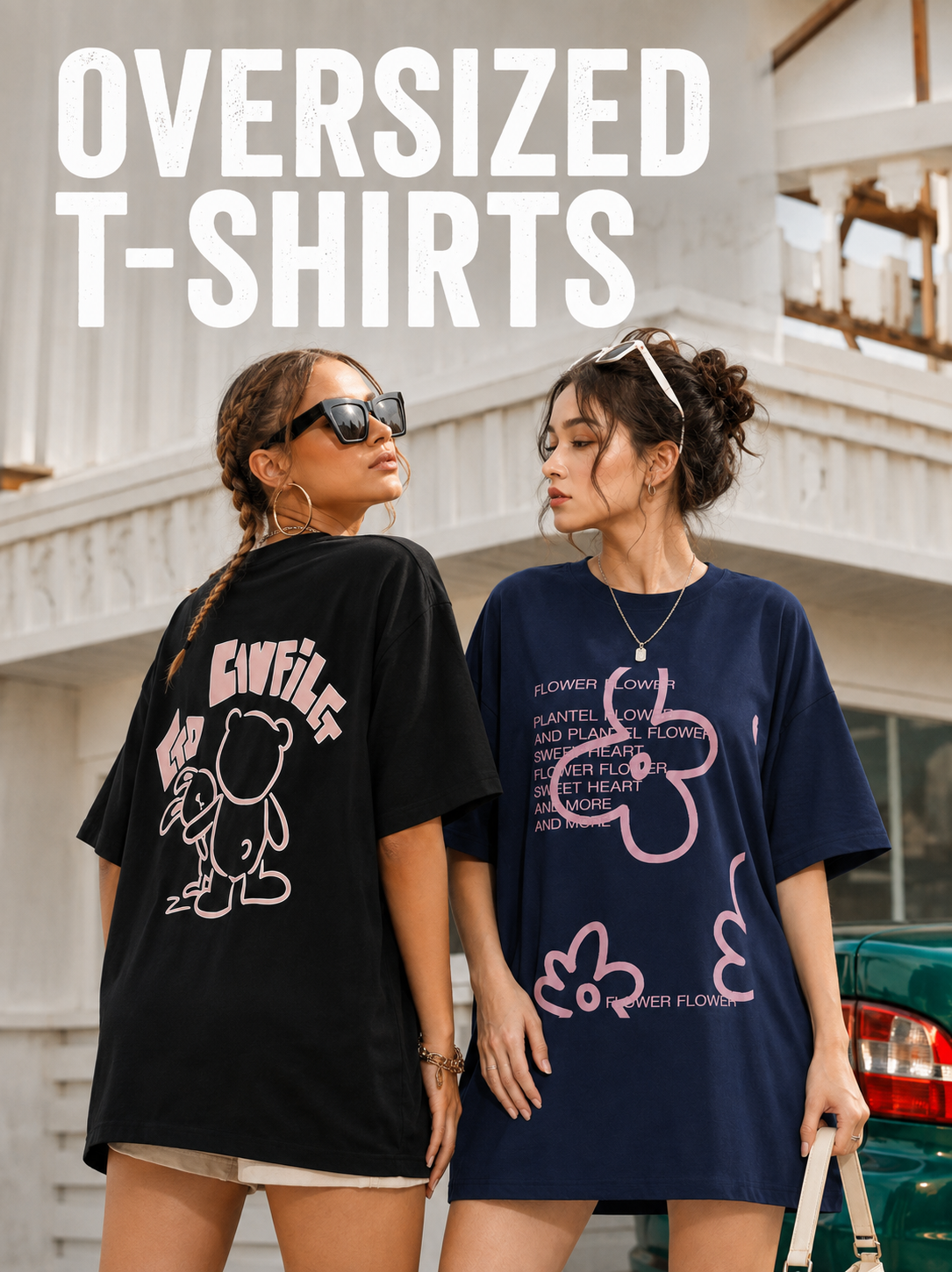 Oversized Women's T-Shirts