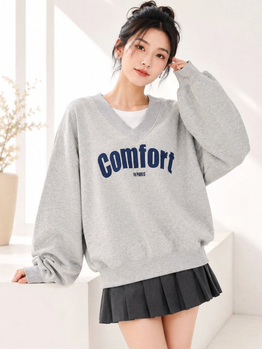 Women Printed Sweatshirt