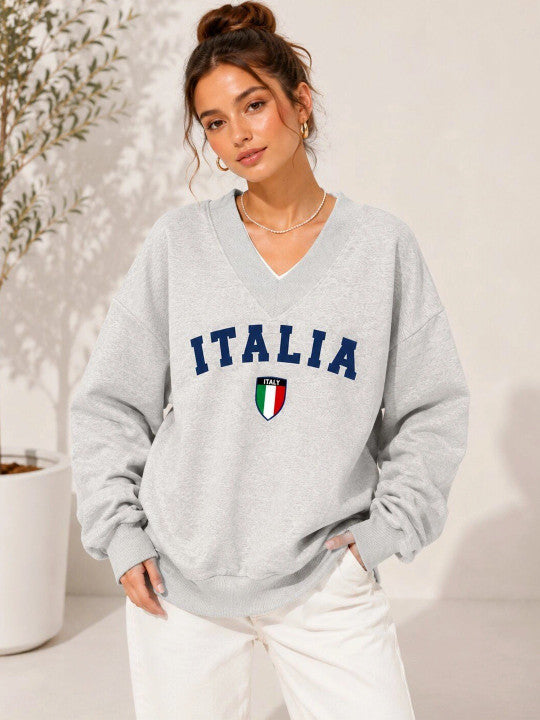 Women Printed Sweatshirt