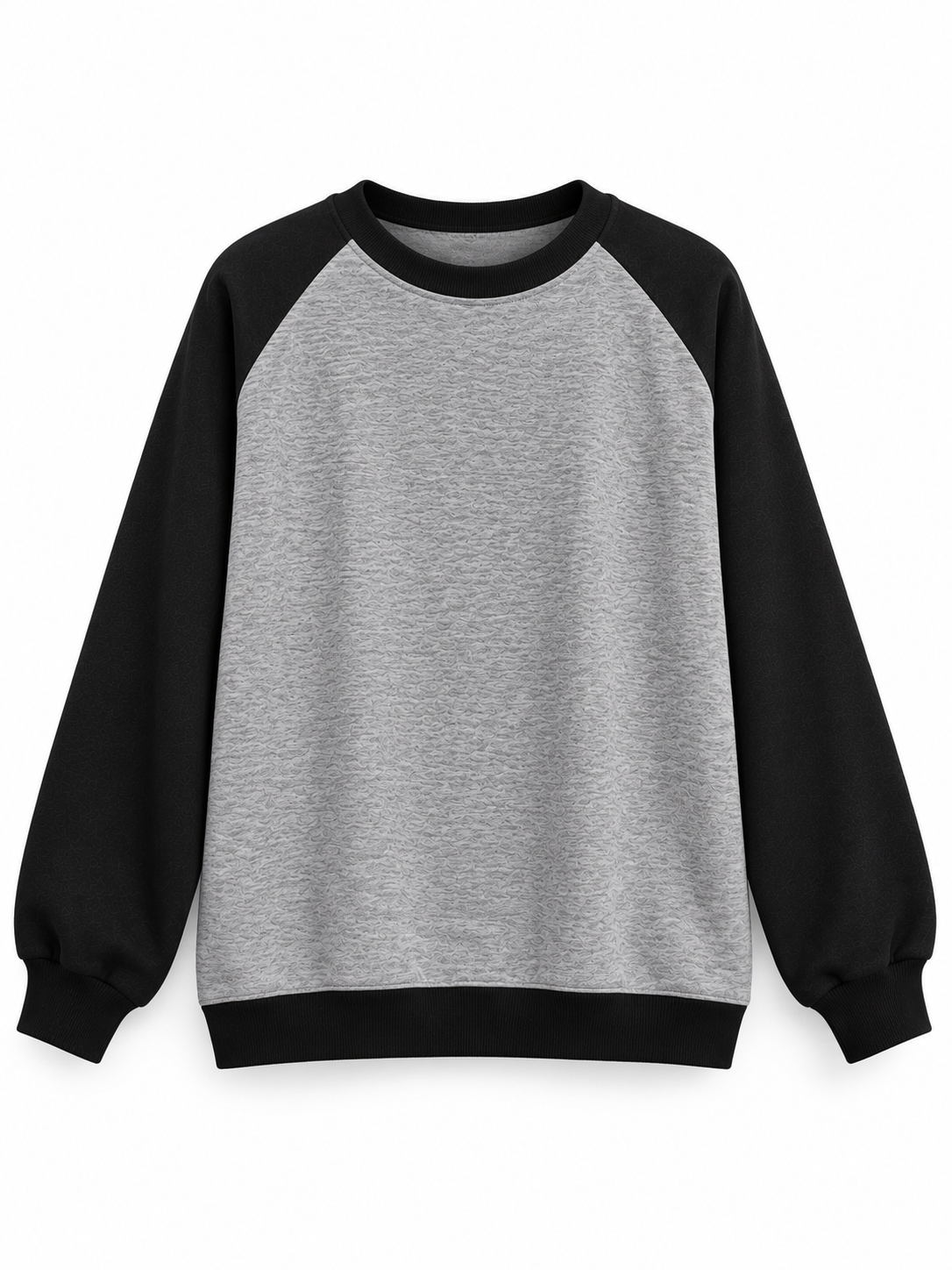 Women Round Neck Plain Sweatshirt