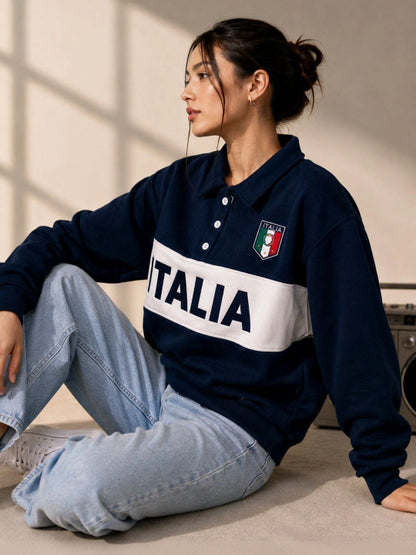 Women Colourblocked Sweatshirt