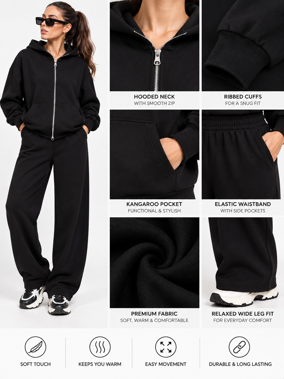 Fleece Cordset for Women
