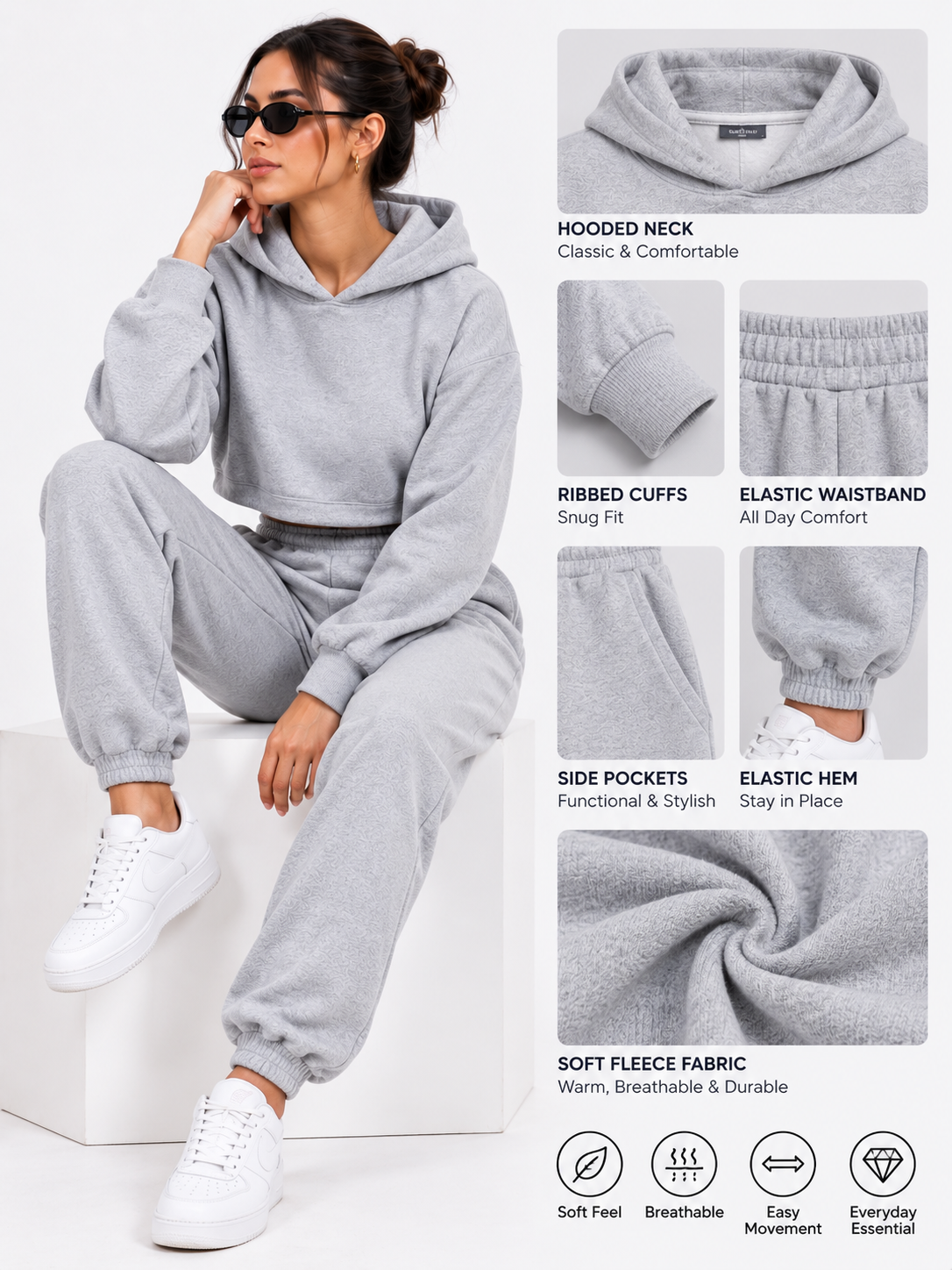 Fleece Cordset for Women