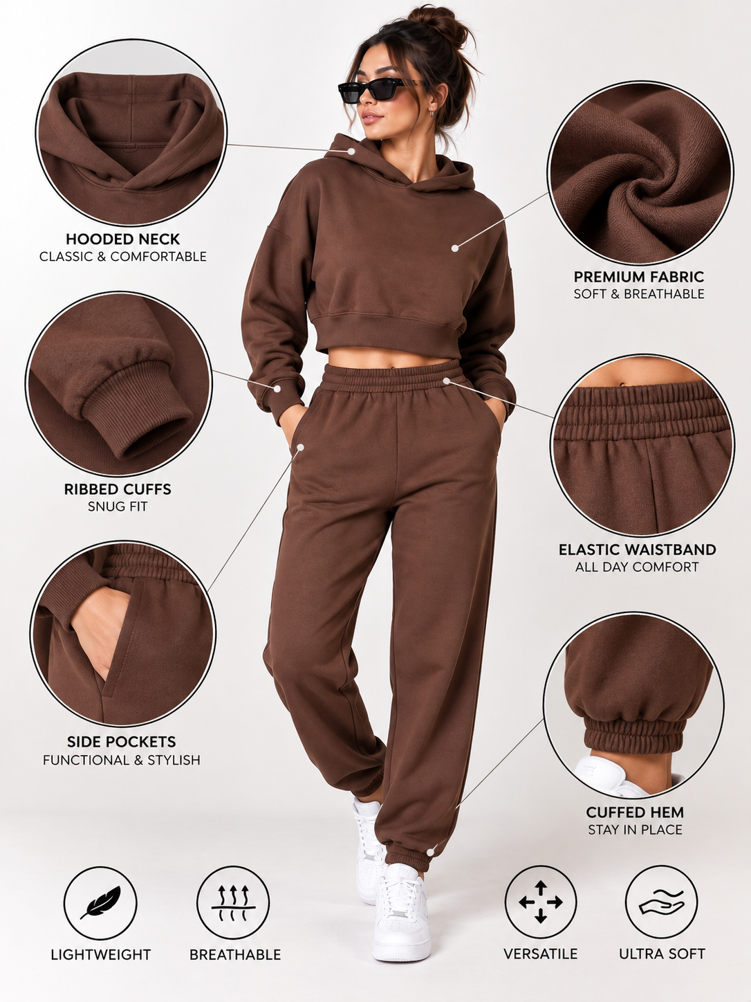 Fleece Cordset for Women