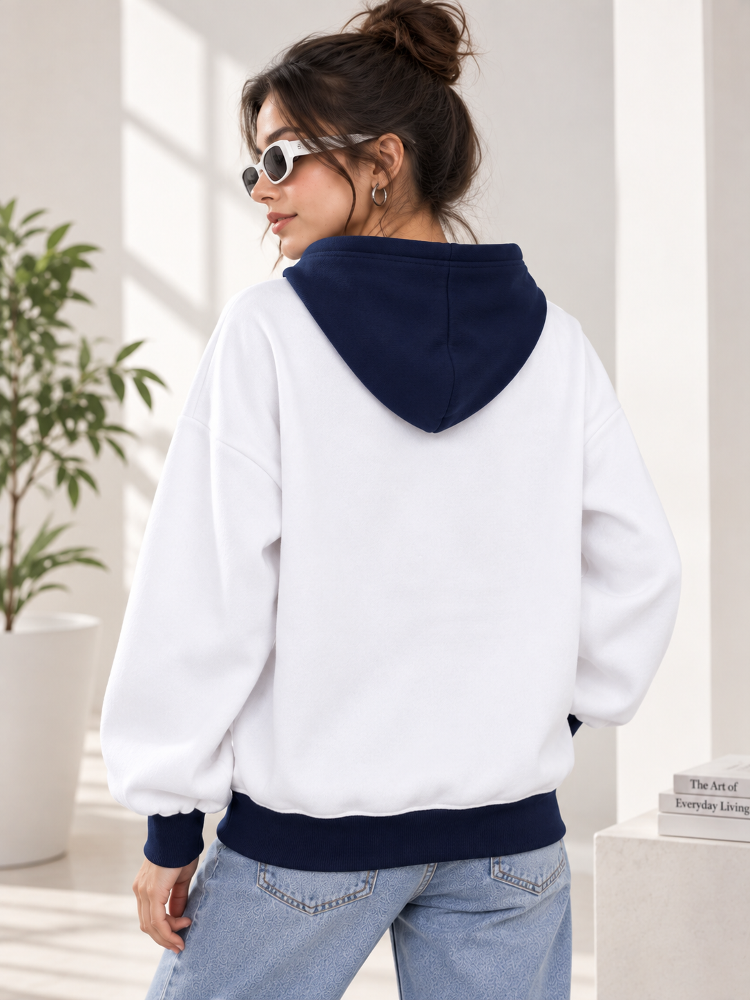 Women Hooded Neck Printed Sweatshirt