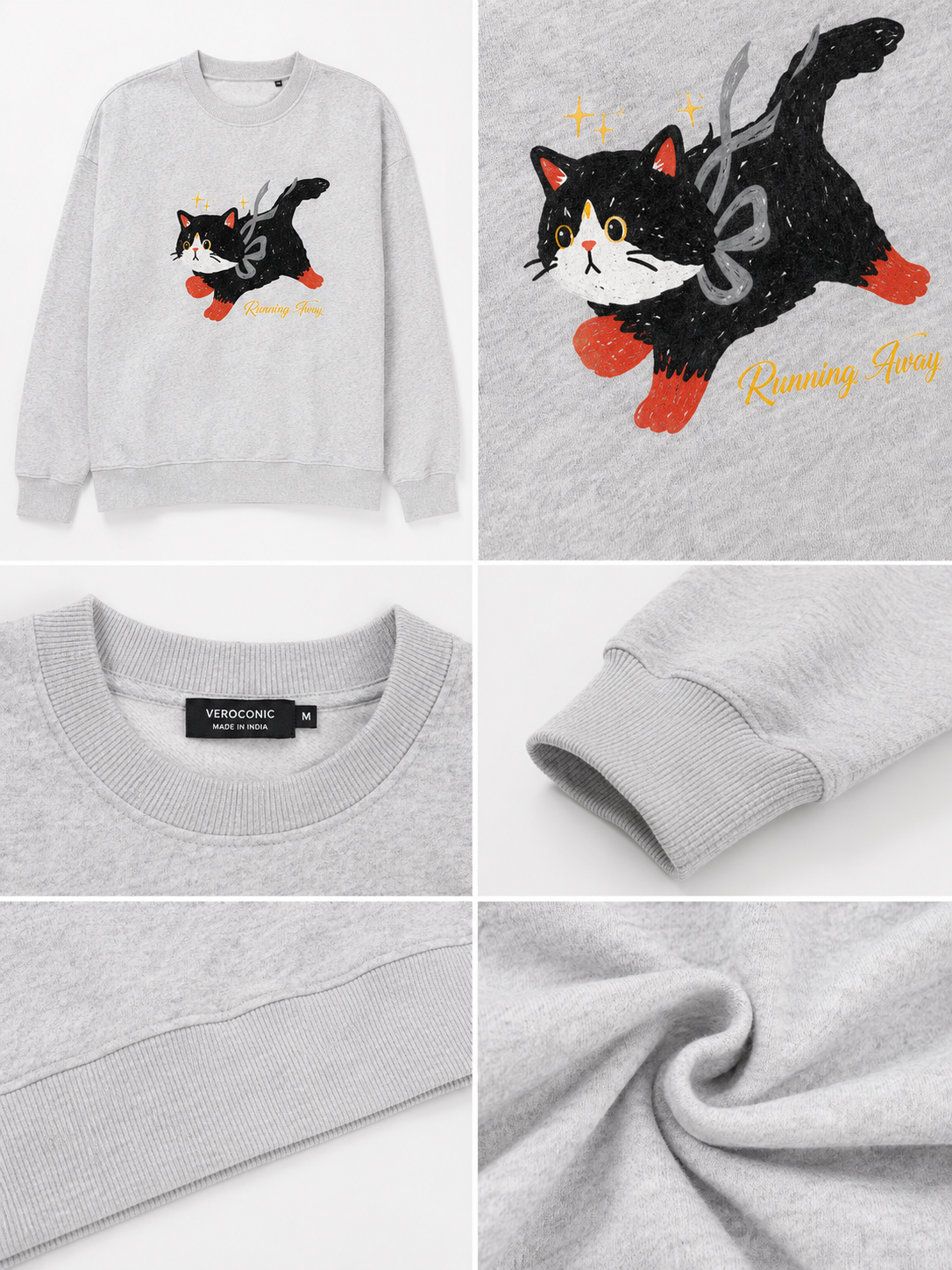 Women Crew Neck Printed Sweatshirt