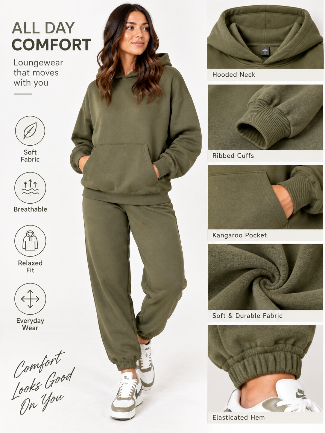 Fleece Cordset for Women