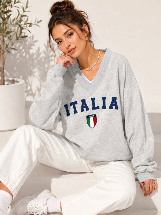 Women Printed Sweatshirt