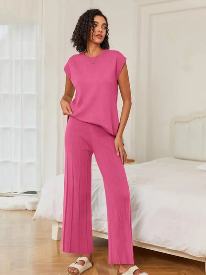Women's Cord-set Pink Relaxed fit Trendy Fashion for Office and Casual Wear