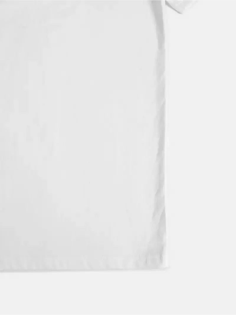 Feeling Lucky White Oversized Printed T-Shirt for Men & Unisex, Back Print