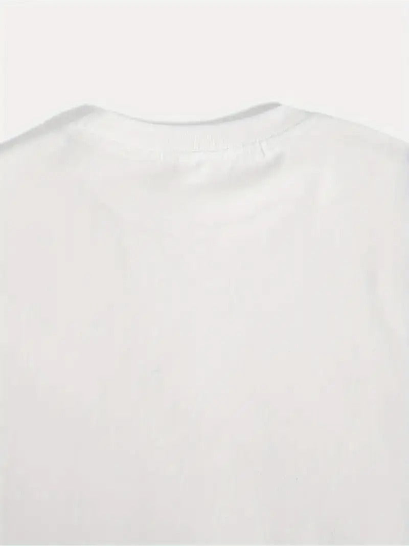 Feeling Lucky White Oversized Printed T-Shirt for Men & Unisex, Back Print
