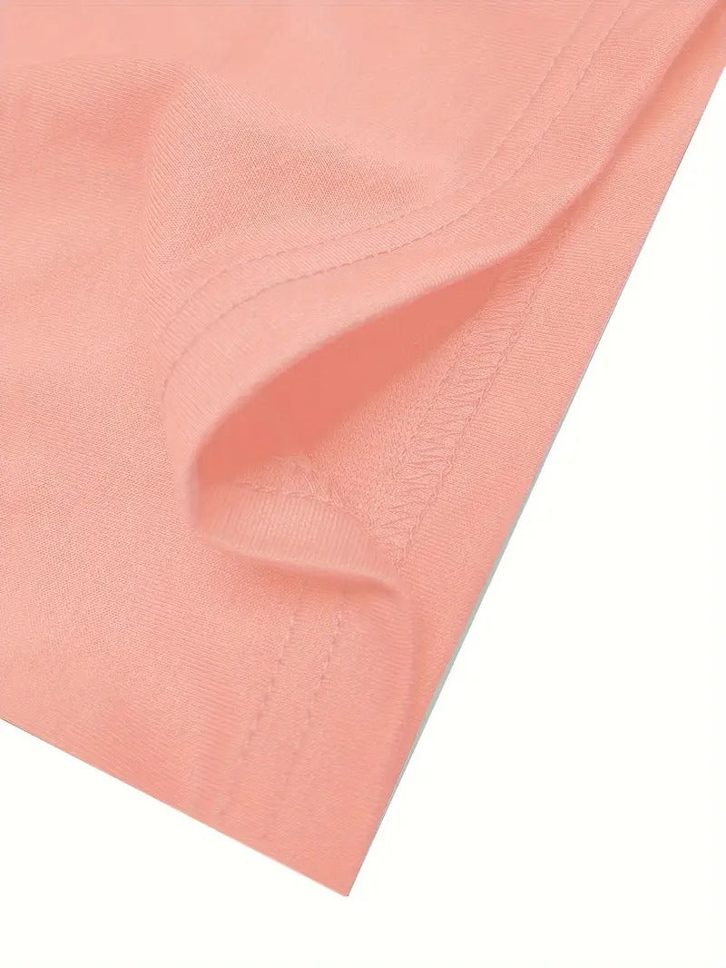 Big Bear Oversized Printed T-Shirt for Men & Unisex, Coral Peach Color