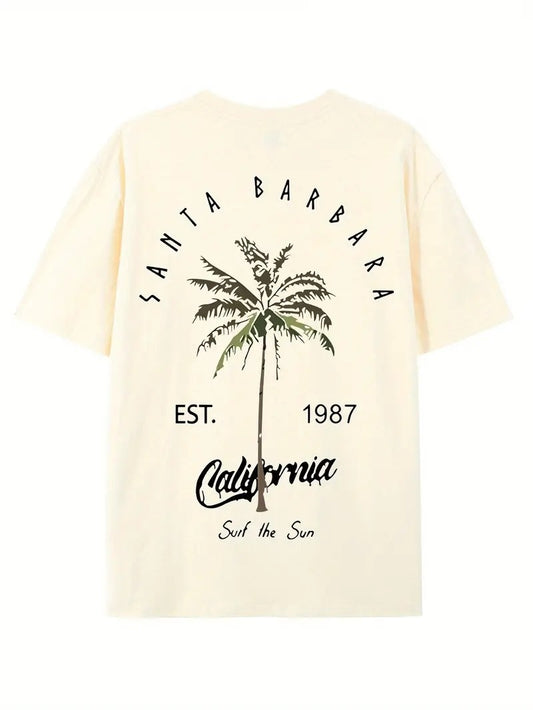 Palm Beach  Off-White Oversized Printed T-Shirt for Men & Unisex, Big Back Print