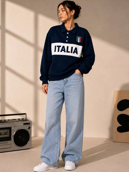 Women Colourblocked Sweatshirt