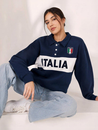 Women Colourblocked Sweatshirt
