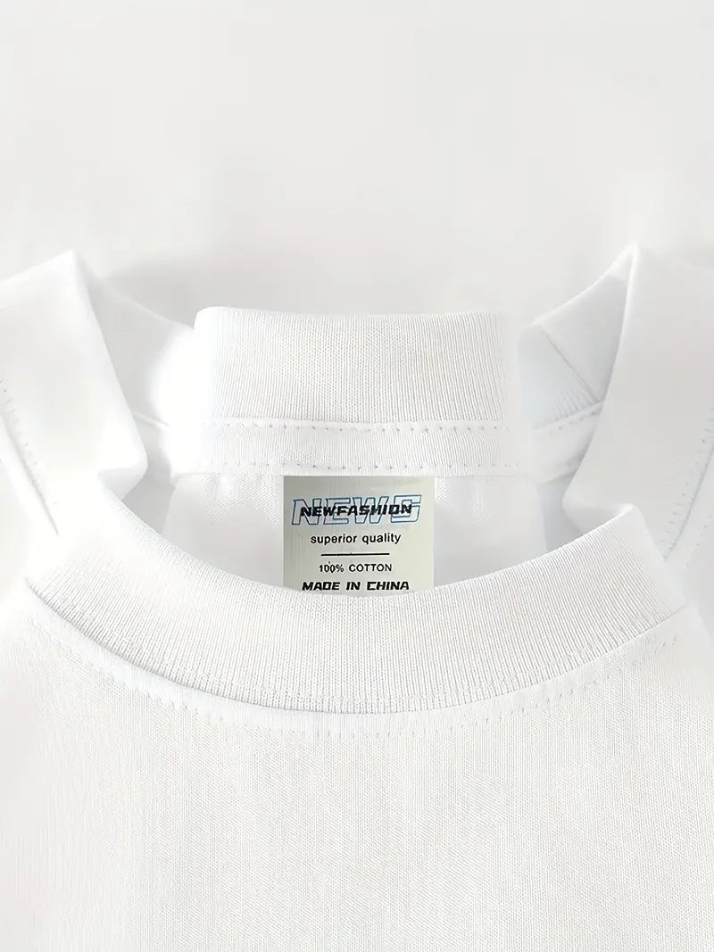 Vibes Graphic Oversized Printed Women's T-Shirt White Color, Unisex