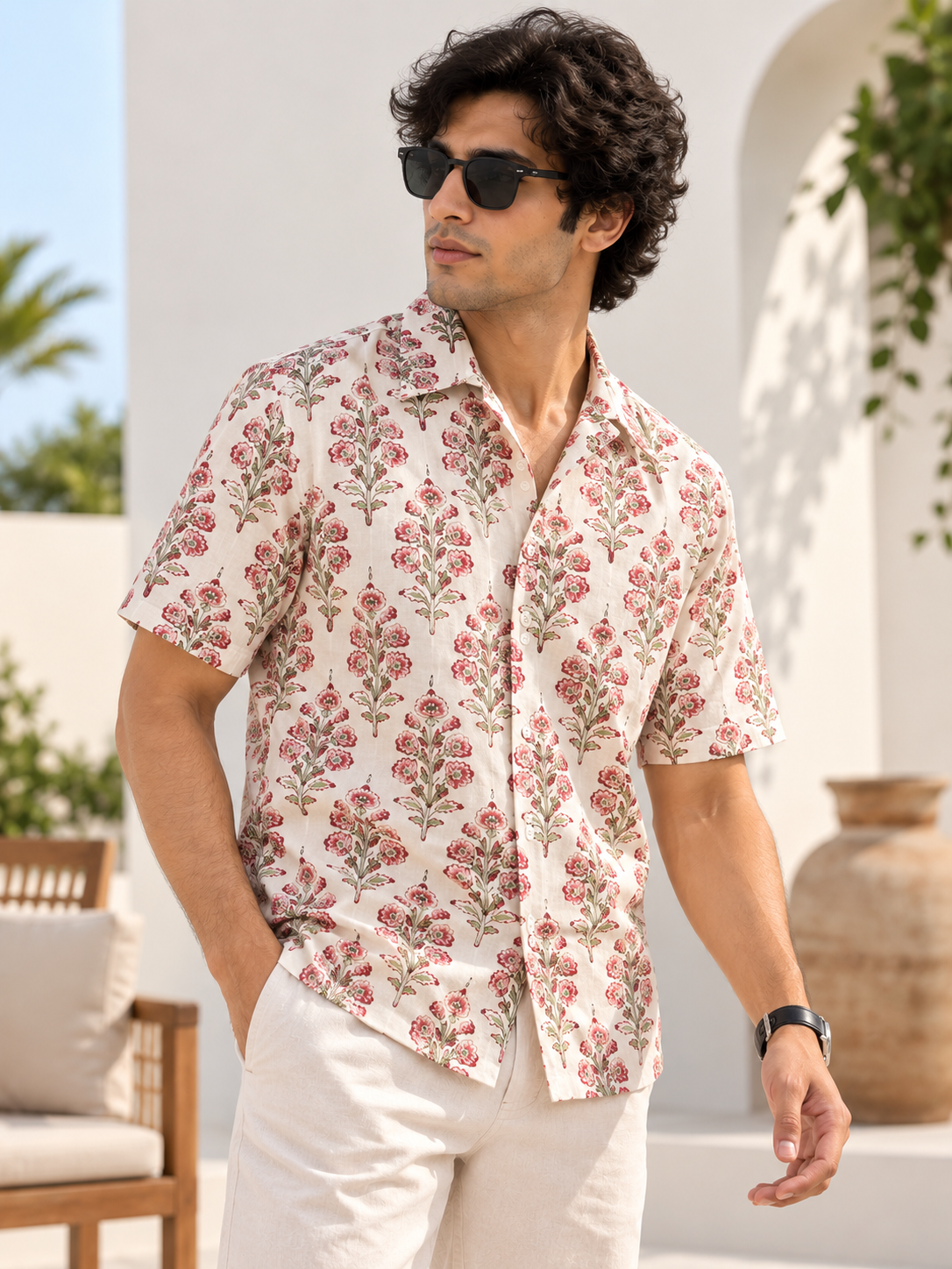 Comfort Fit Cotton Shirt for Men