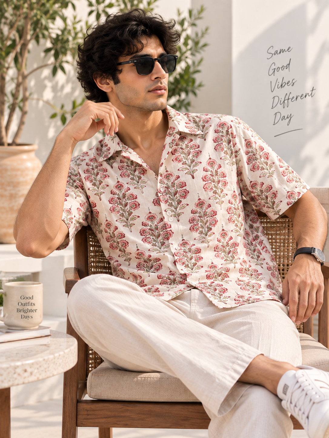 Comfort Fit Cotton Shirt for Men