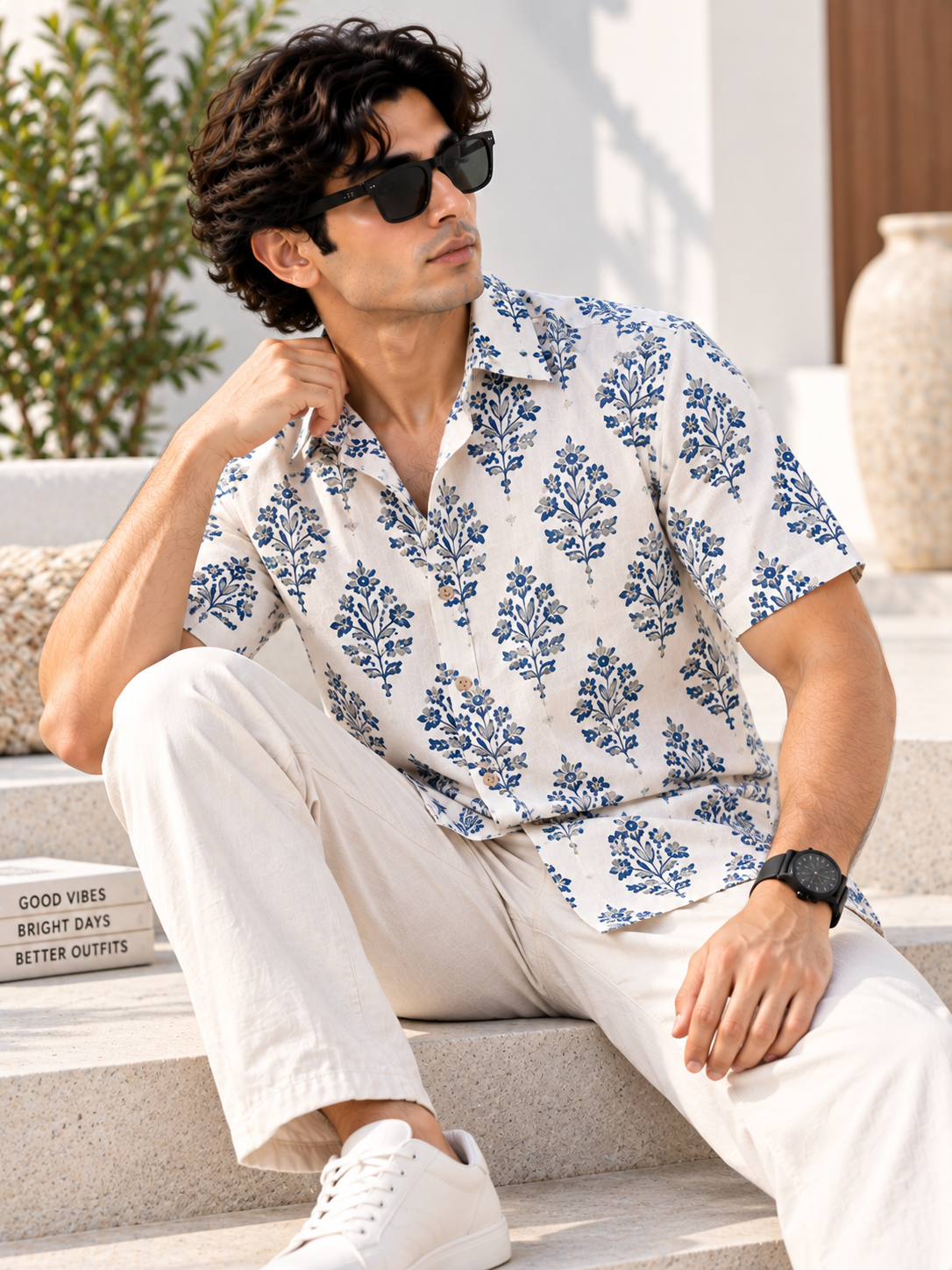 Comfort Fit Cotton Shirt for Men