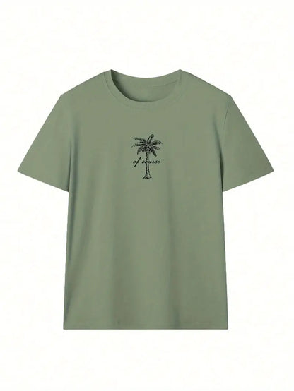 Vibes Graphic Oversized Printed Women's T-Shirt Green Color, Unisex