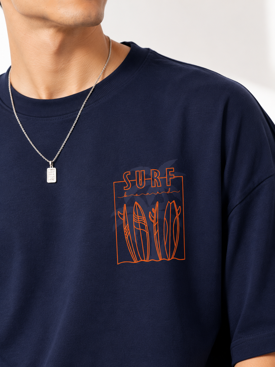 Men Back Graphic Printed Oversized Cotton T-Shirt