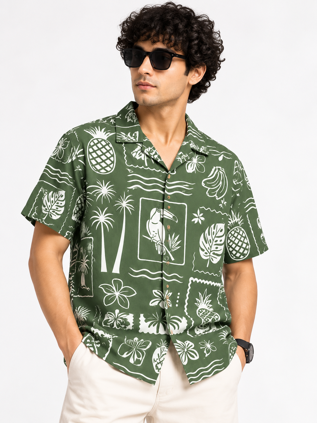 Comfort Fit Cotton Shirt for Men