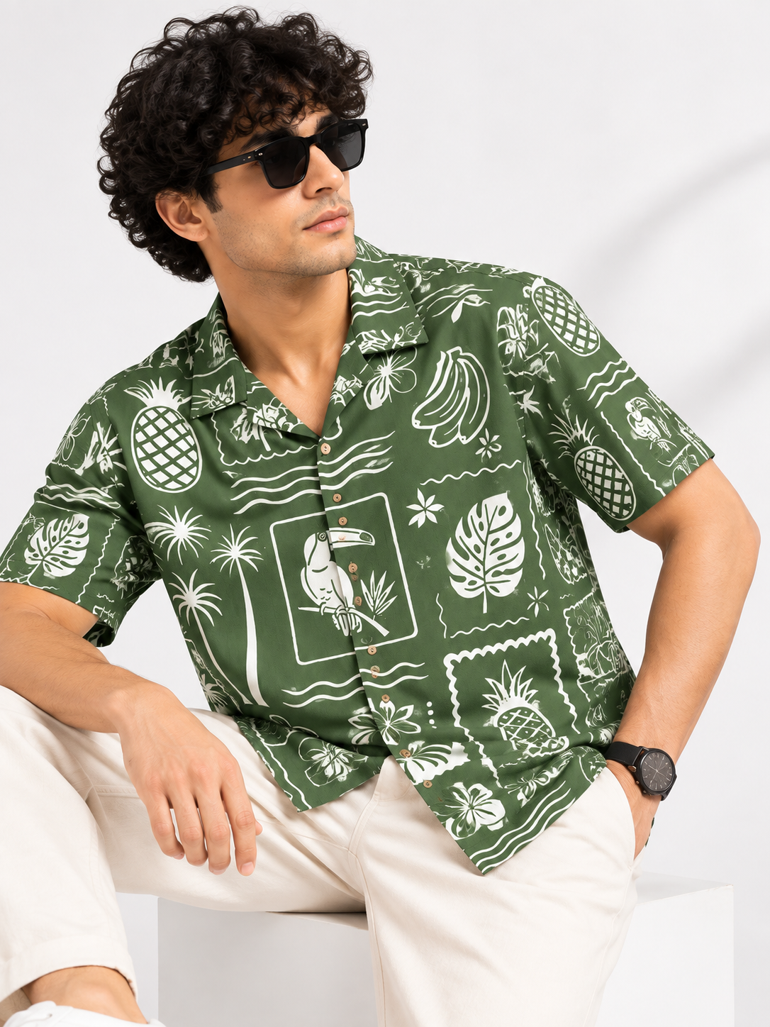 Comfort Fit Cotton Shirt for Men