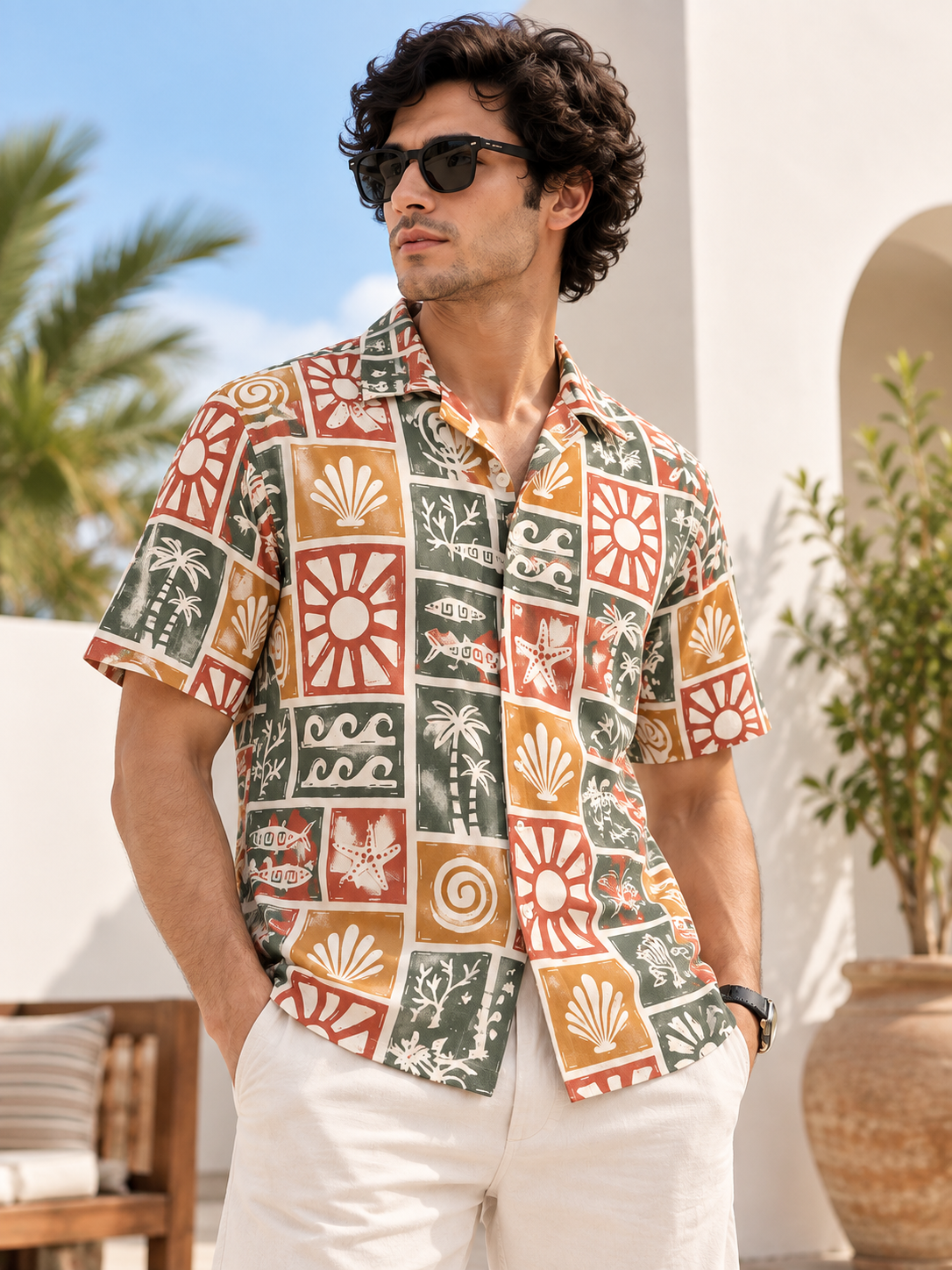 Comfort Fit Cotton Shirt for Men