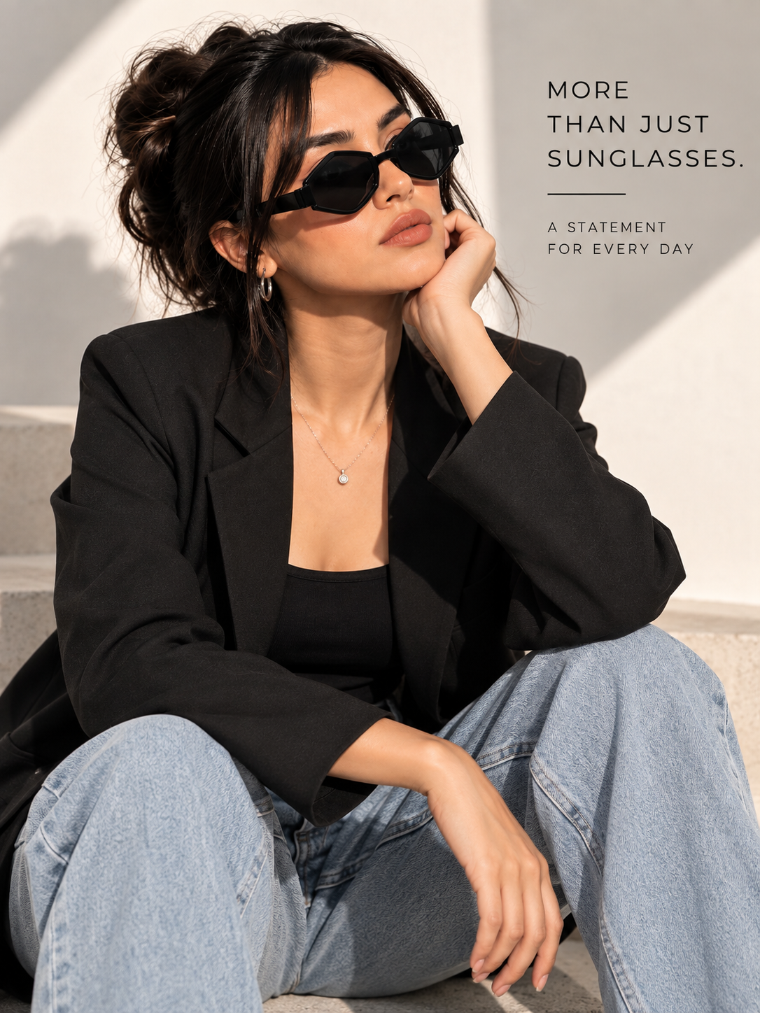 Black Frame & Black Toned Lenses Sunglasses for Women & Men