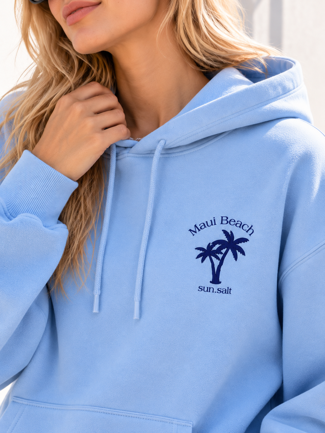 Women Back Printed Hooded Sweatshirt
