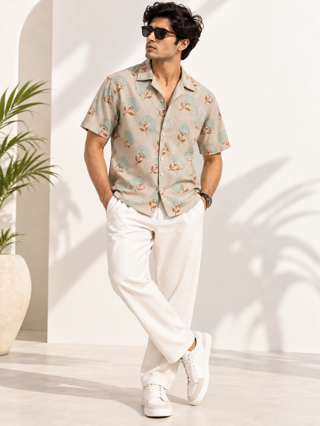 Comfort Fit Cotton Shirt for Men
