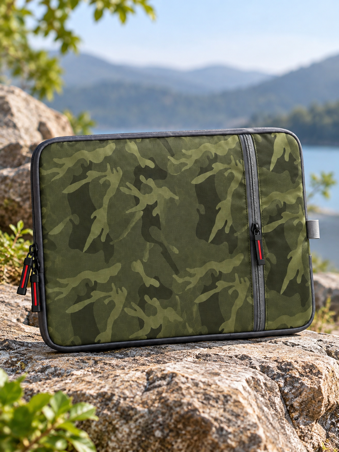 Camouflage Printed Padded Laptop Sleeve | Water Resistant & Anti-Scratch Protective Laptop Case for 13–15.6 Inch Laptops