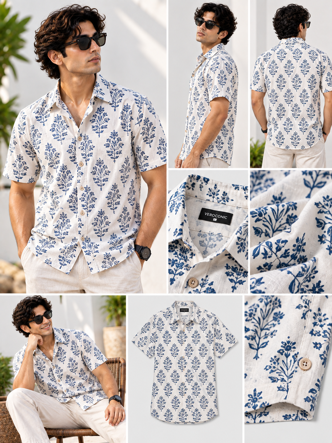 Comfort Fit Cotton Shirt for Men