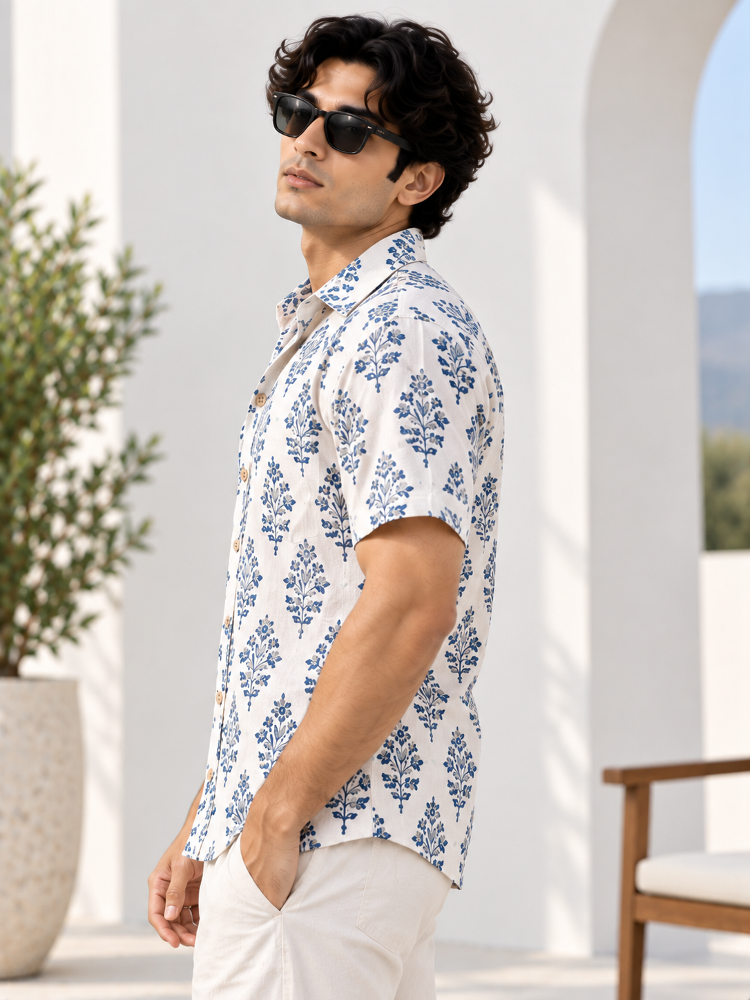 Comfort Fit Cotton Shirt for Men