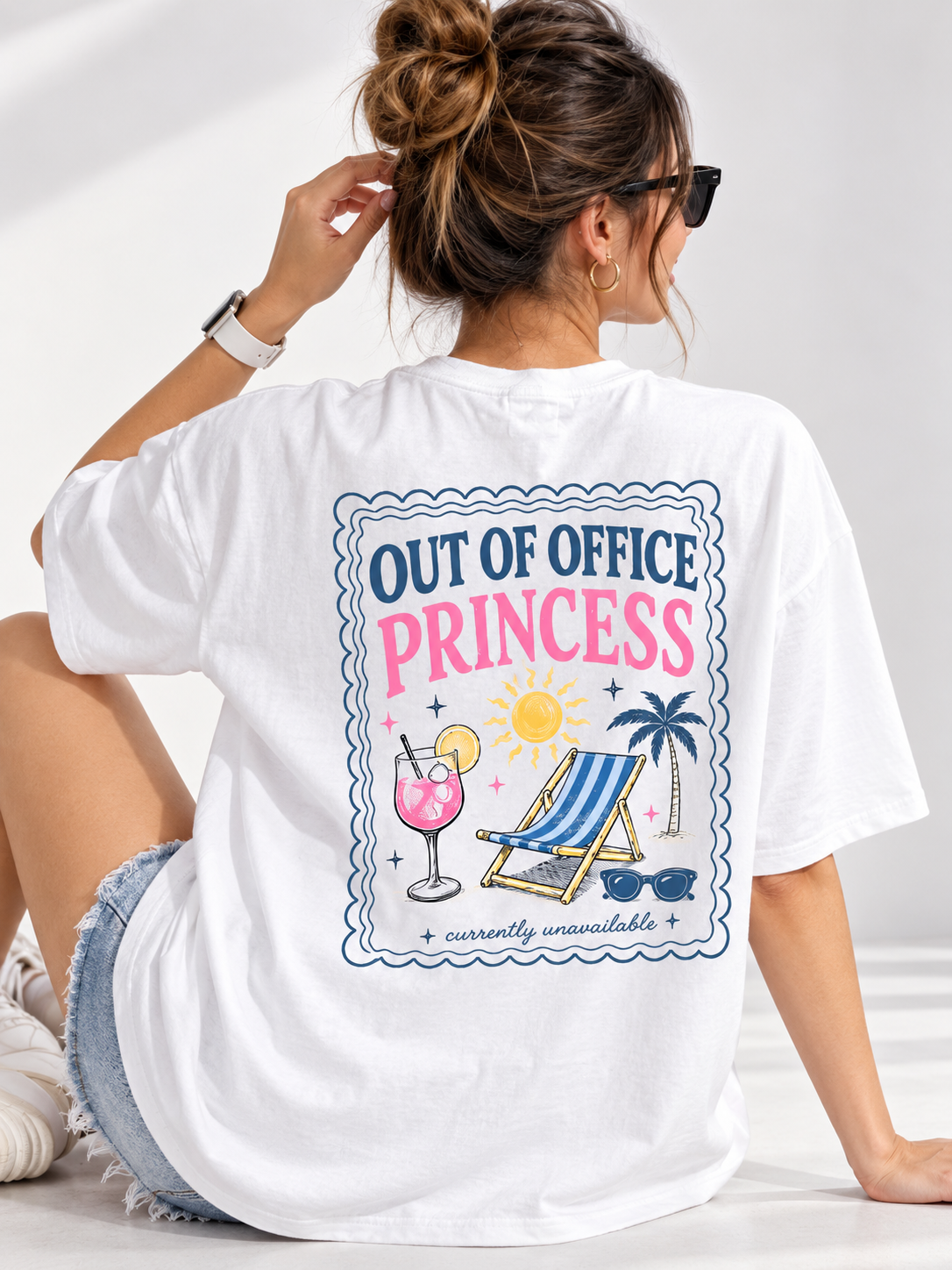 Women Back Printed Relaxed fit Cotton T-Shirt