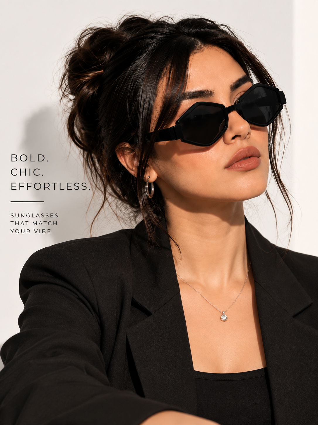 Black Frame & Black Toned Lenses Sunglasses for Women & Men