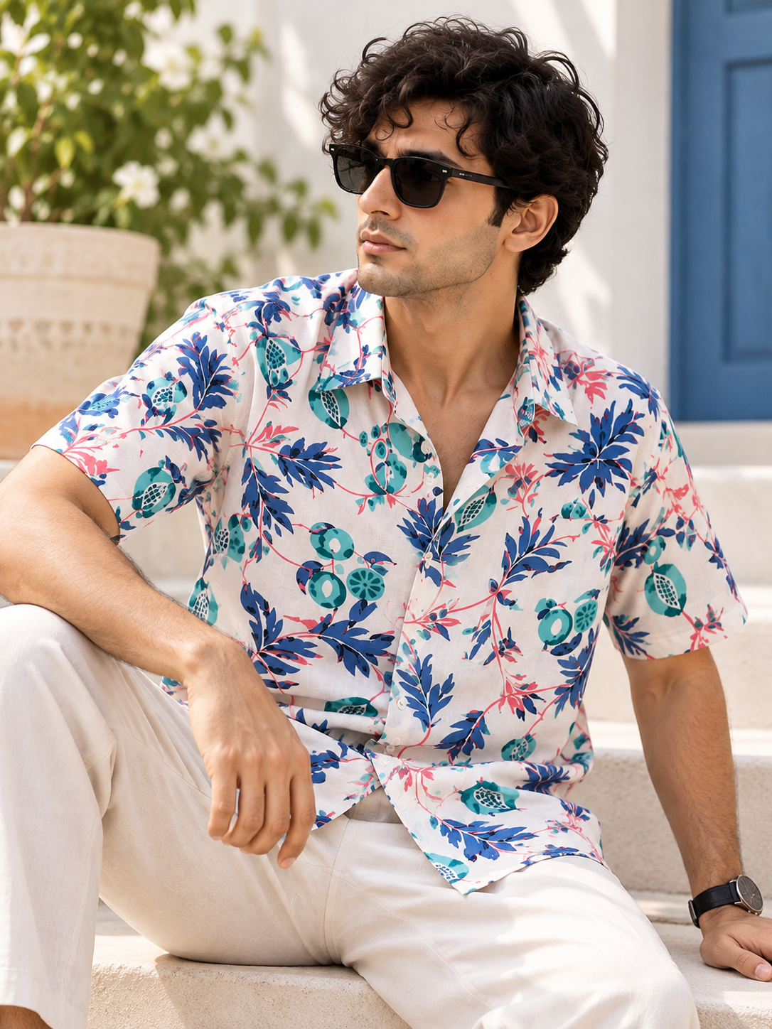Comfort Fit Cotton Shirt for Men