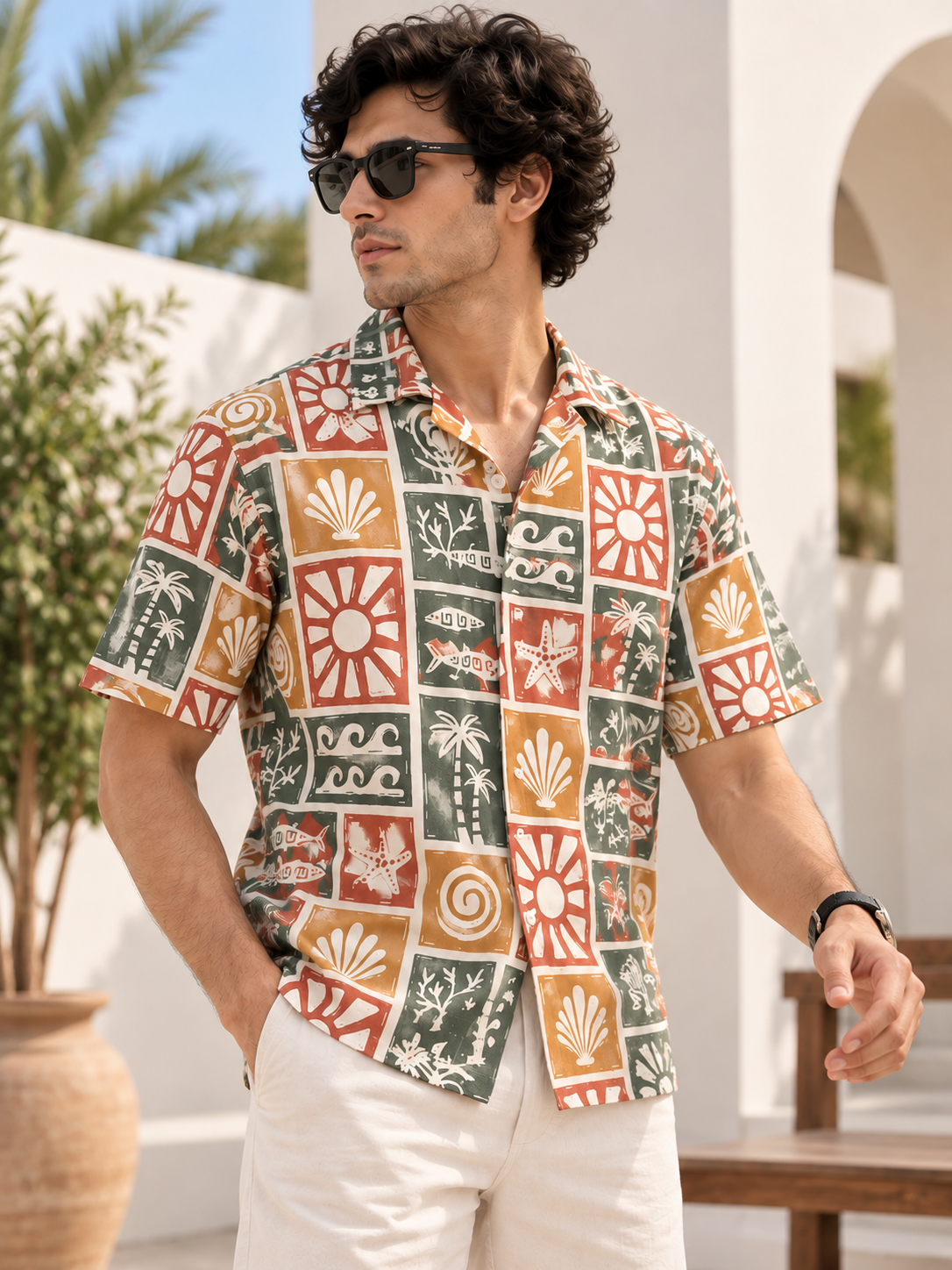 Comfort Fit Cotton Shirt for Men
