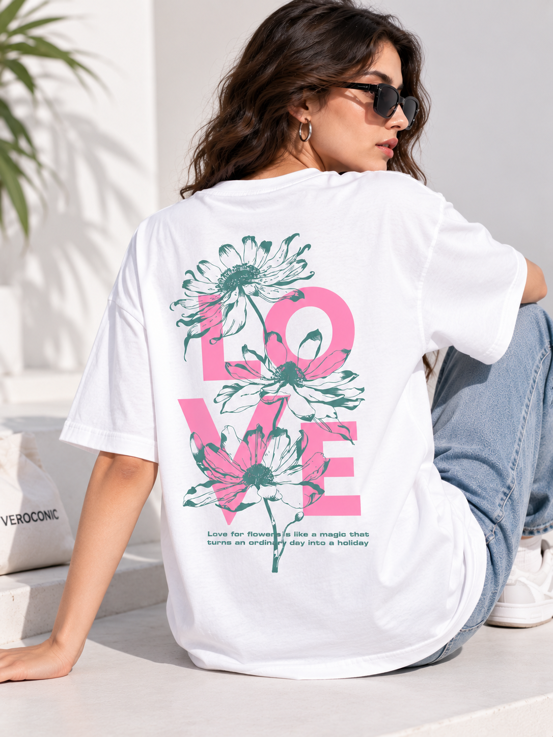 Women Back Printed Relaxed fit Cotton T-Shirt