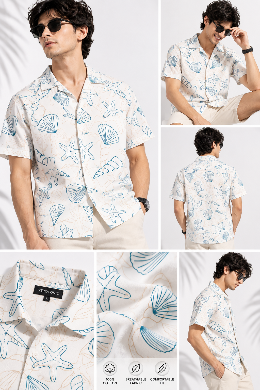 Comfort Fit Cotton Shirt for Men