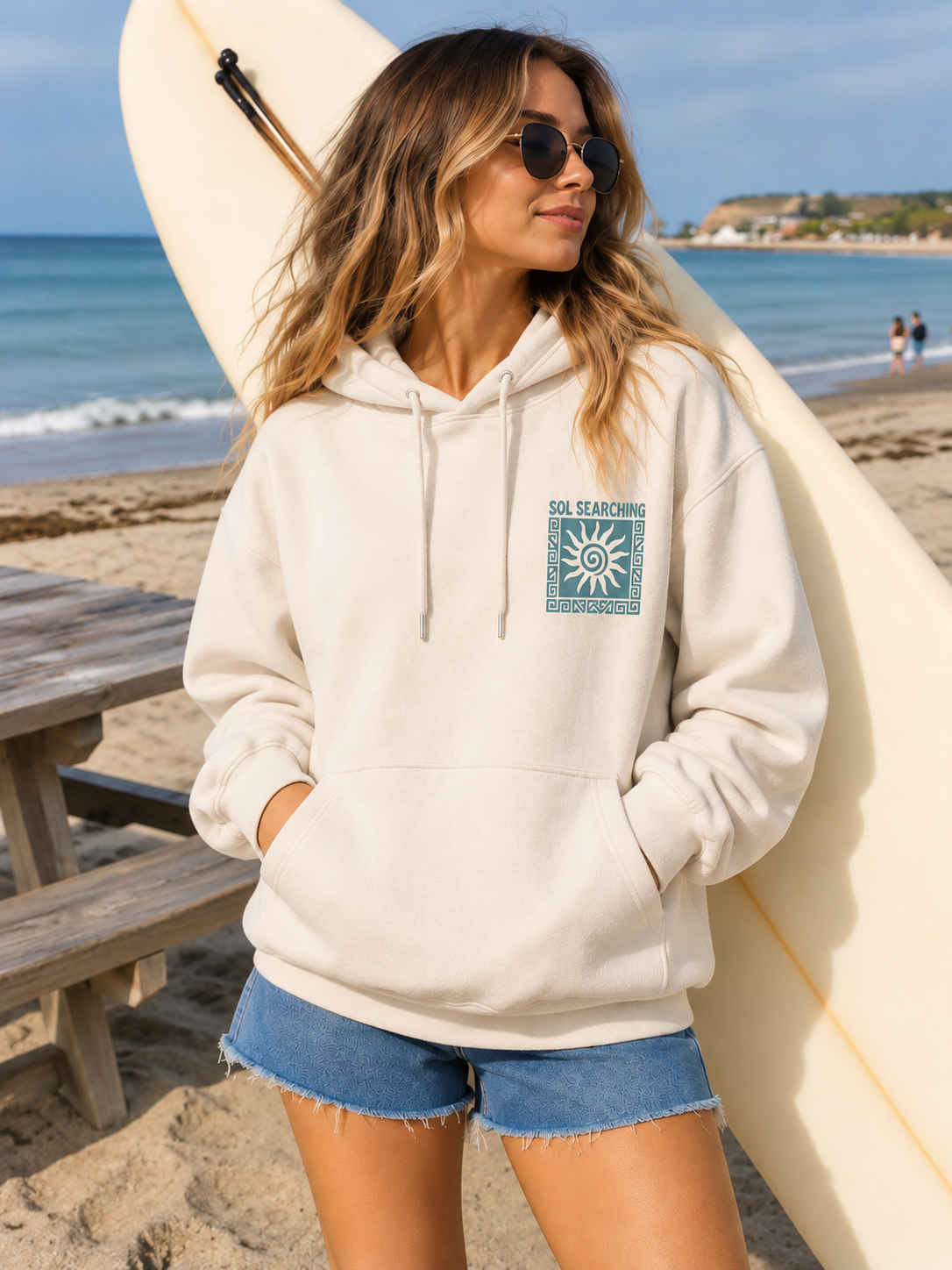 Women Back Printed Hooded Sweatshirt