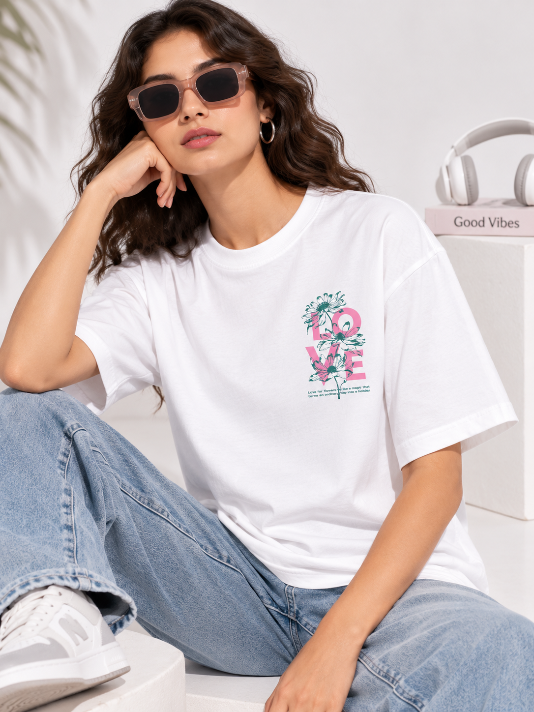 Women Back Printed Relaxed fit Cotton T-Shirt